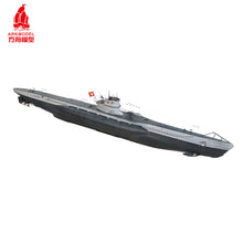 Charger l'image dans la galerie, Arkmodel 1/48 allemand U-Boat Type VIIC RC sous-marin maquettes en plastique Hobby Kit/RTR 7602K