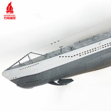 Charger l'image dans la galerie, Arkmodel 1/48 allemand U-Boat Type VIIC RC sous-marin maquettes en plastique Hobby Kit/RTR 7602K