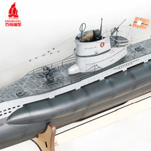 Charger l'image dans la galerie, Arkmodel 1/48 allemand U-Boat Type VIIC RC sous-marin maquettes en plastique Hobby Kit/RTR 7602K