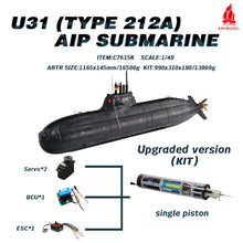 画像をギャラリービューアに読み込む, Arkmodel 1/48 Type 212 A German Submarine U-Boat U31 Aip RC Attack Submarines Deutsche Navy Marine Remote Control Sub No.C7615K