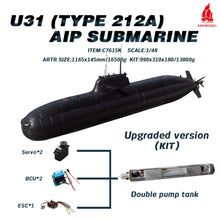 画像をギャラリービューアに読み込む, Arkmodel 1/48 Type 212 A German Submarine U-Boat U31 Aip RC Attack Submarines Deutsche Navy Marine Remote Control Sub No.C7615K