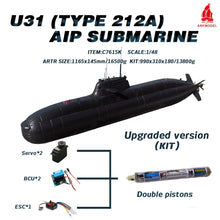 画像をギャラリービューアに読み込む, Arkmodel 1/48 Type 212 A German Submarine U-Boat U31 Aip RC Attack Submarines Deutsche Navy Marine Remote Control Sub No.C7615K