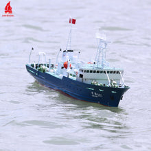 Carica l'immagine nel visualizzatore di Gallery, Arkmodel 1/72 Binhai 521 Diving Work Oceanographic  Research  Vessel Civil Ship KIT B7587K