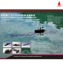 Cargar imagen en el visor de la galería, Arkmodel 1/72 Project 877EKM/636 Kilo Class Attack Submarine Plastic RC Model KIT 7616
