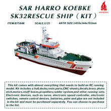 画像をギャラリービューアに読み込む, Arkmodel 1/25 SAR Vessel Harro Koebke SK32 German Maritime Salvage And Rescue Cruisers Multi-function Model Ship Build KIT