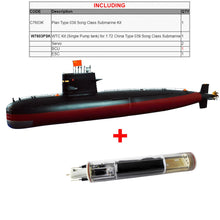 Cargar imagen en el visor de la galería, Arkmodel 1/72 China Type 039 Song Class RC Submarine Plastic Scale Model Kit C7603K