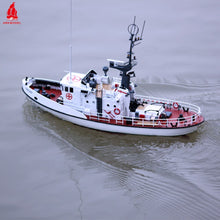Charger l'image dans la galerie, Arkmodel 1/48 polonais Halny sauvetage bateau SAR navire avec des détails délicats Stable voile non assemblé Kits RC échelle modèle bateau KIT