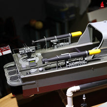 Load image into Gallery viewer, ARKMODEL 1/32 Perkasa Unassembled Plastic Model Kit RC Ship Boat Scale Model Vosper Fast Patrol Warship High-Speed Boats