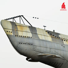 Charger l'image dans la galerie, Arkmodel 1/48 allemand U-Boat Type VIIC RC sous-marin maquettes en plastique Hobby Kit/RTR 7602K