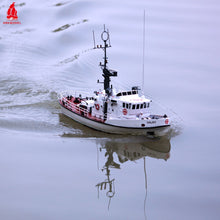 Charger l'image dans la galerie, Arkmodel 1/48 polonais Halny sauvetage bateau SAR navire avec des détails délicats Stable voile non assemblé Kits RC échelle modèle bateau KIT