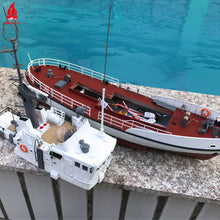 Charger l'image dans la galerie, Arkmodel 1/48 polonais Halny sauvetage bateau SAR navire avec des détails délicats Stable voile non assemblé Kits RC échelle modèle bateau KIT