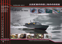 Load image into Gallery viewer, ARKMODEL 1/32 Perkasa Unassembled Plastic Model Kit RC Ship Boat Scale Model Vosper Fast Patrol Warship High-Speed Boats