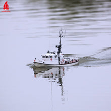 Charger l'image dans la galerie, Arkmodel 1/48 polonais Halny sauvetage bateau SAR navire avec des détails délicats Stable voile non assemblé Kits RC échelle modèle bateau KIT