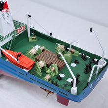 Carica l'immagine nel visualizzatore di Gallery, Arkmodel 1/72 Binhai 521 Diving Work Oceanographic  Research  Vessel Civil Ship KIT B7587K