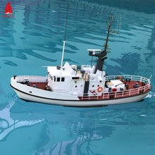 Charger l'image dans la galerie, Arkmodel 1/48 polonais Halny sauvetage bateau SAR navire avec des détails délicats Stable voile non assemblé Kits RC échelle modèle bateau KIT