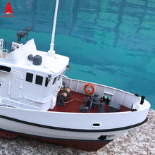 Charger l'image dans la galerie, Arkmodel 1/48 polonais Halny sauvetage bateau SAR navire avec des détails délicats Stable voile non assemblé Kits RC échelle modèle bateau KIT