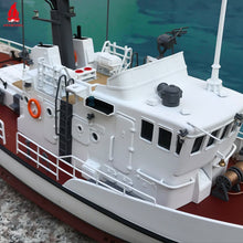 Charger l'image dans la galerie, Arkmodel 1/48 polonais Halny sauvetage bateau SAR navire avec des détails délicats Stable voile non assemblé Kits RC échelle modèle bateau KIT