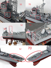 画像をギャラリービューアに読み込む, ARKMODEL 1/96 USS Ticonderoga Class Bunker Hill CRUISER United States Navy DDG CG-52/CG-70 Ship Model Hobby 7515