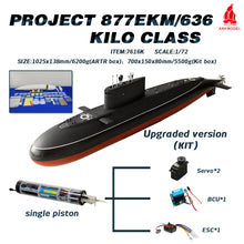 Cargar imagen en el visor de la galería, Arkmodel 1/72 Project 877EKM/636 Kilo Class Attack Submarine Plastic RC Model KIT 7616
