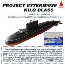 Cargar imagen en el visor de la galería, Arkmodel 1/72 Project 877EKM/636 Kilo Class Attack Submarine Plastic RC Model KIT 7616