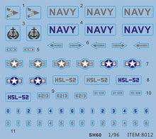 画像をギャラリービューアに読み込む, 1/96 SH-60 Seahawk US Navy Helicopter KIT for Ticonderoga/Arleigh Burke
