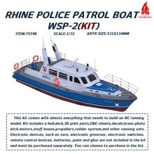 画像をギャラリービューアに読み込む, ARKMODEL 1/32 German Rhine River Water Police Force Patrol Boat Wasserschutzpolizei WSP-2 7559K
