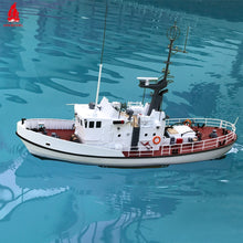 Charger l&#39;image dans la galerie, Arkmodel 1/48 polonais Halny sauvetage bateau SAR navire avec des détails délicats Stable voile non assemblé Kits RC échelle modèle bateau KIT
