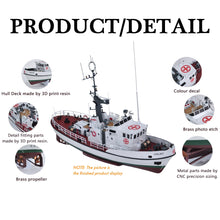 Load image into Gallery viewer, Arkmodel 1/48 Polish Halny Rescue Boat SAR Vessel With Delicate Details Stable Sailing Unassembled Kits RC Scale Model Ship KIT
