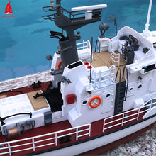 画像をギャラリービューアに読み込む, Arkmodel 1/48 Polish Halny Rescue Boat SAR Vessel With Delicate Details Stable Sailing Unassembled Kits RC Scale Model Ship KIT
