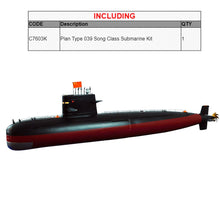 Load image into Gallery viewer, Arkmodel 1/72 China Type 039 Song Class RC Submarine Plastic Scale Model Kit C7603K
