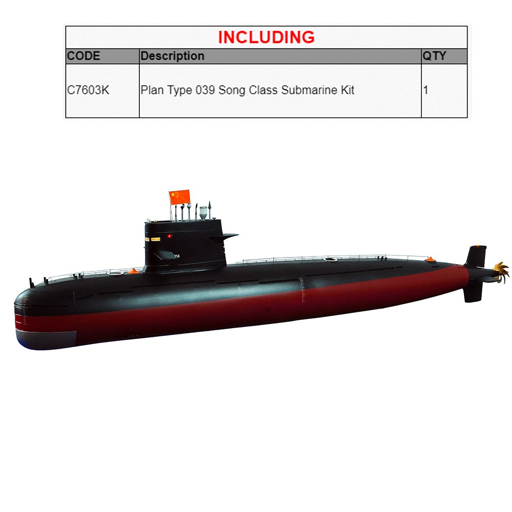 何でも揃う Type China 1:72 KIT Arkmodel 039 Submarine RC Class Song 洋楽