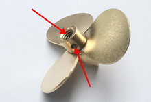 Load image into Gallery viewer, Brass Propeller Only for Arkmodel 1/48 VIIC Submarine
